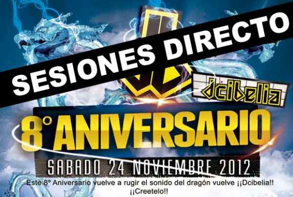 Sesiones Directo – 8 Aniversario Dcibelia