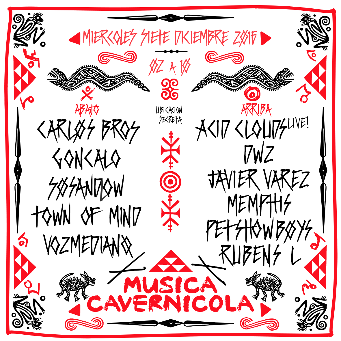 MUSICA CAVERNICOLA CELEBRA UNA SECRET PARTY MUY ESPECIAL