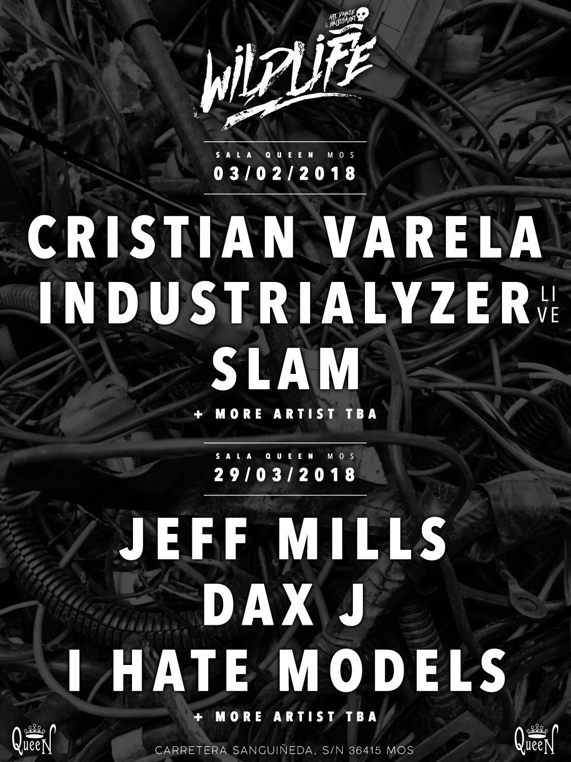 SLAM, CRISTIAN VARELA, JEFF MILLS y DAX J