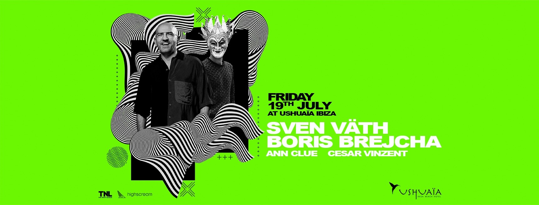 Ushuaïa Ibiza anuncia un evento único con Sven Väth y Boris Brejcha