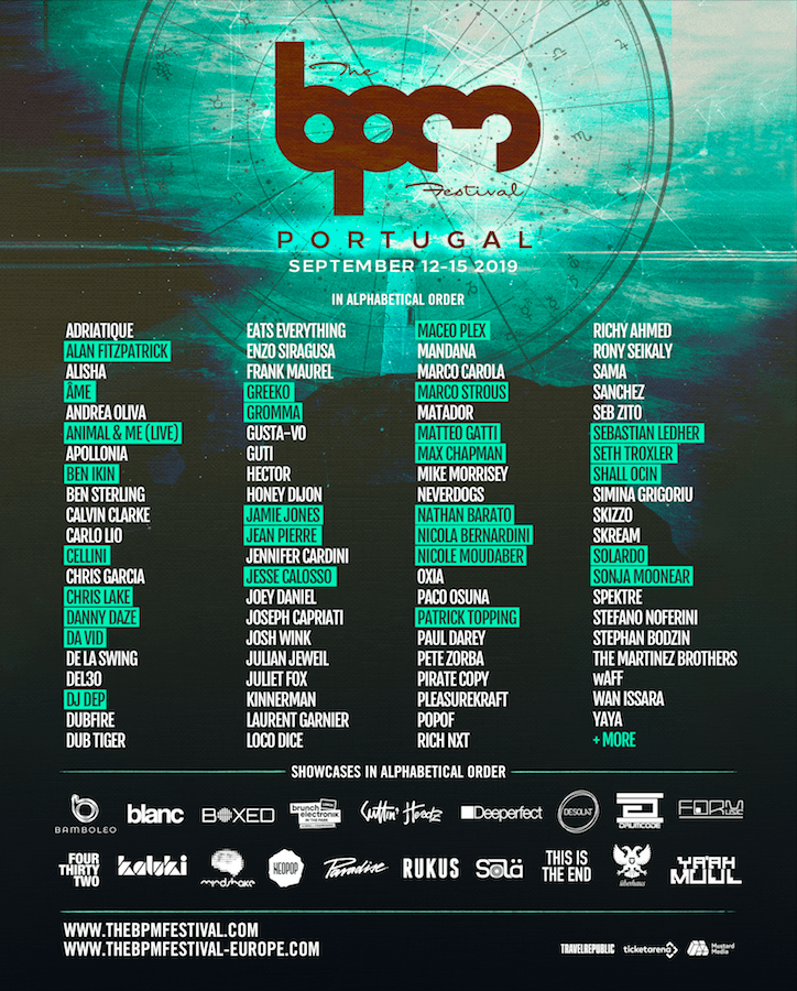 The BPM Festival Portugal suma mas artistas a su cartel