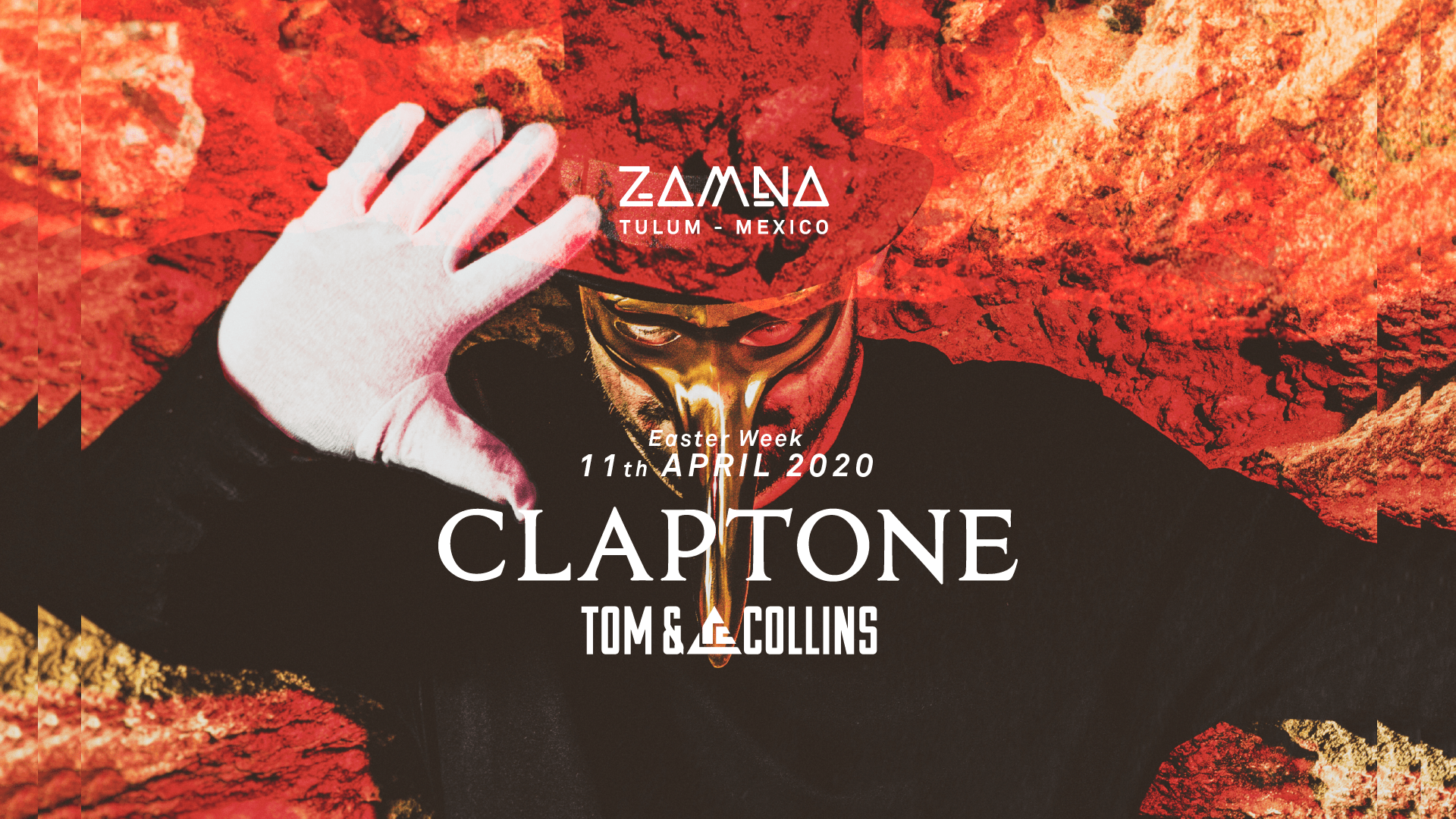 Claptone, próximo invitado de Zamna Tulum